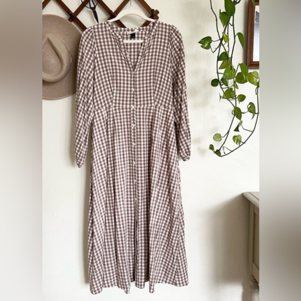 NWT UNIVERSAL THREAD GINGHAM MAXI DRESS